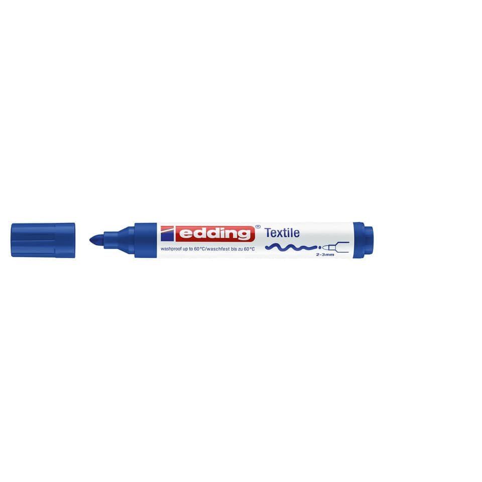 Textilmarker 4500, 2-3mm, blau EDDING 44500003 EDDING 4500 3  2-3mm