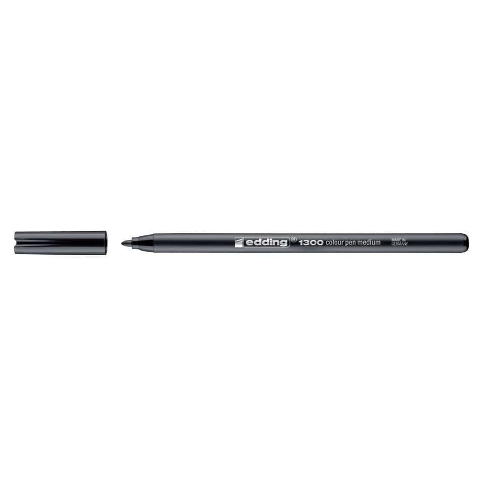 Faserschreiber 1300, 2mm, Rundspitze, schwarz EDDING 41300001 EDDING 1300-1