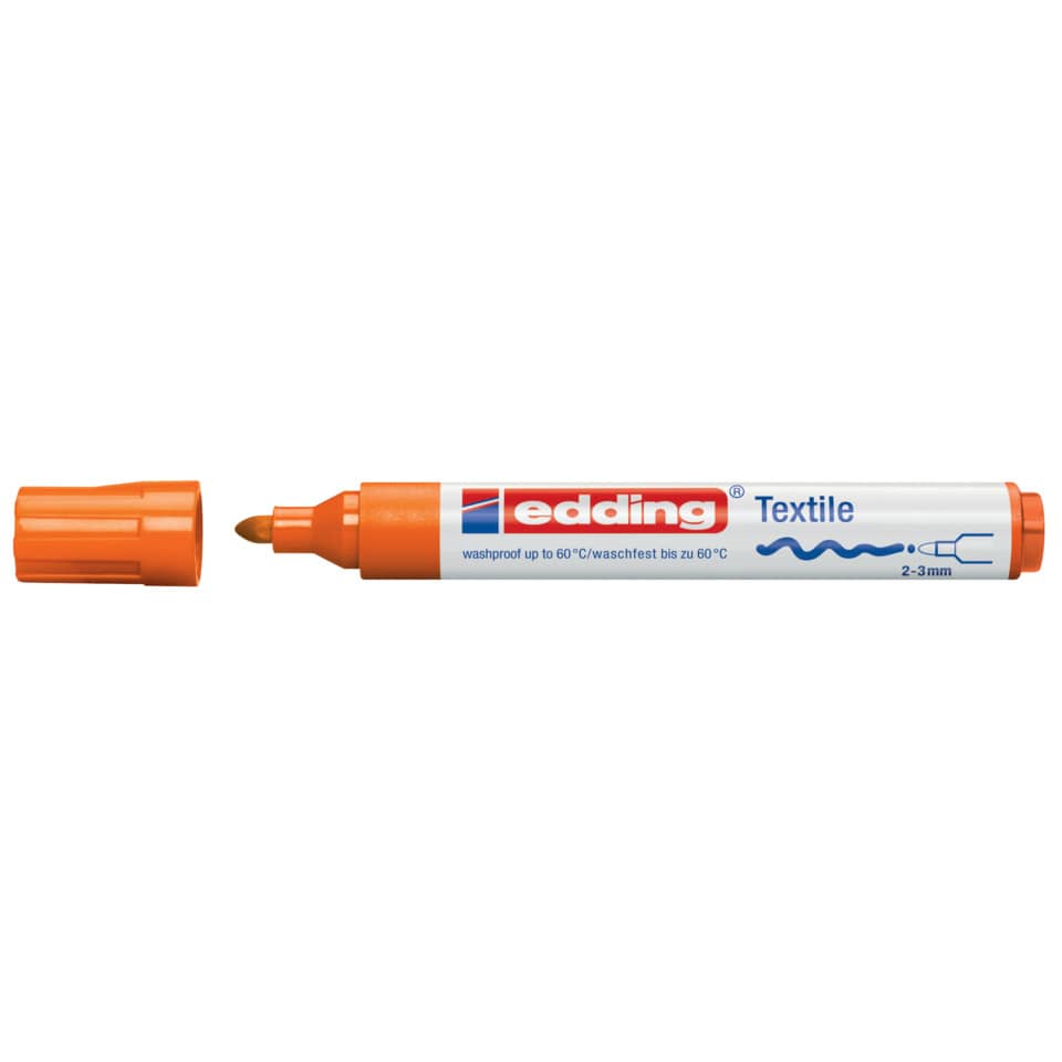 Textilmarker 4500, 2-3mm, orange EDDING 44500006 EDDING 4500 6  2-3mm