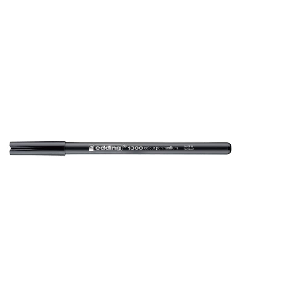 Faserschreiber 1300, 2mm, Rundspitze, schwarz EDDING 41300001 EDDING 1300-1