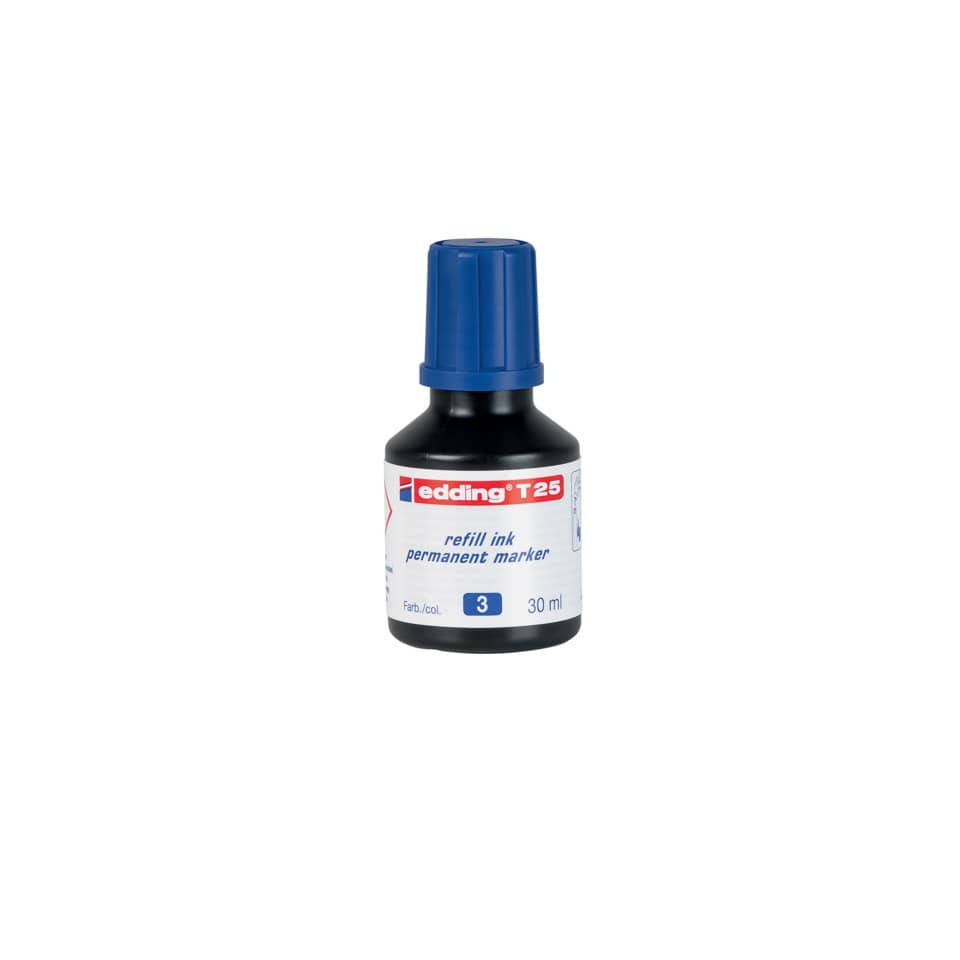 Nachfülltinte Permanentmarker, 30ml, blau EDDING 4-T25003 EDDING T25-003