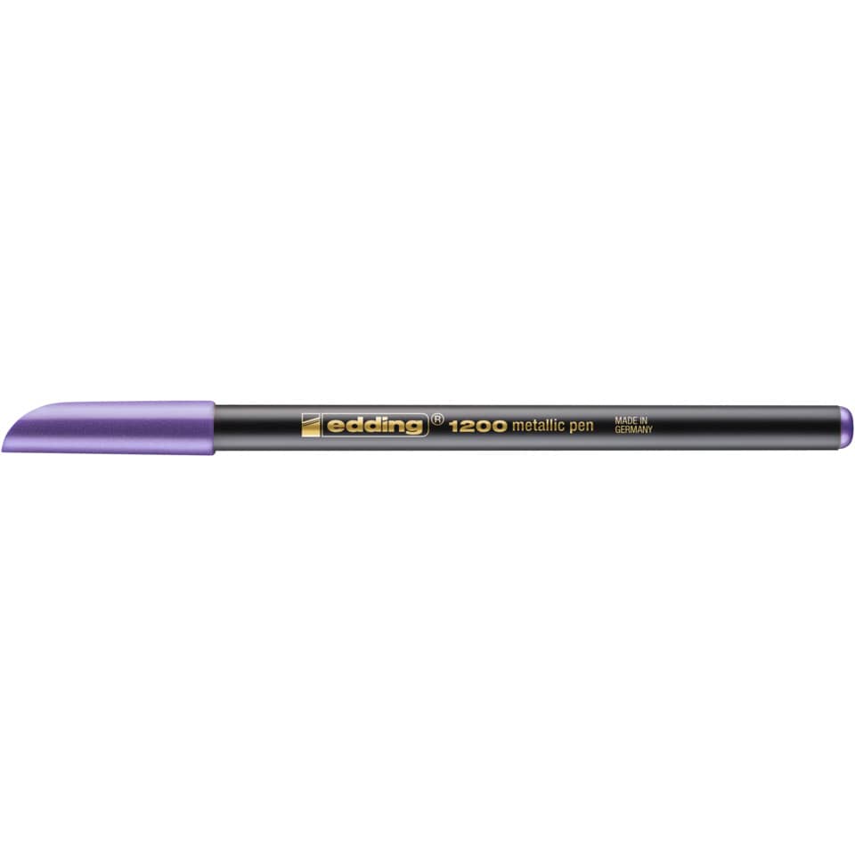 Faserschreiber 1200, 1-3mm, Rundspitze, violett-metallic EDDING 4-1200078