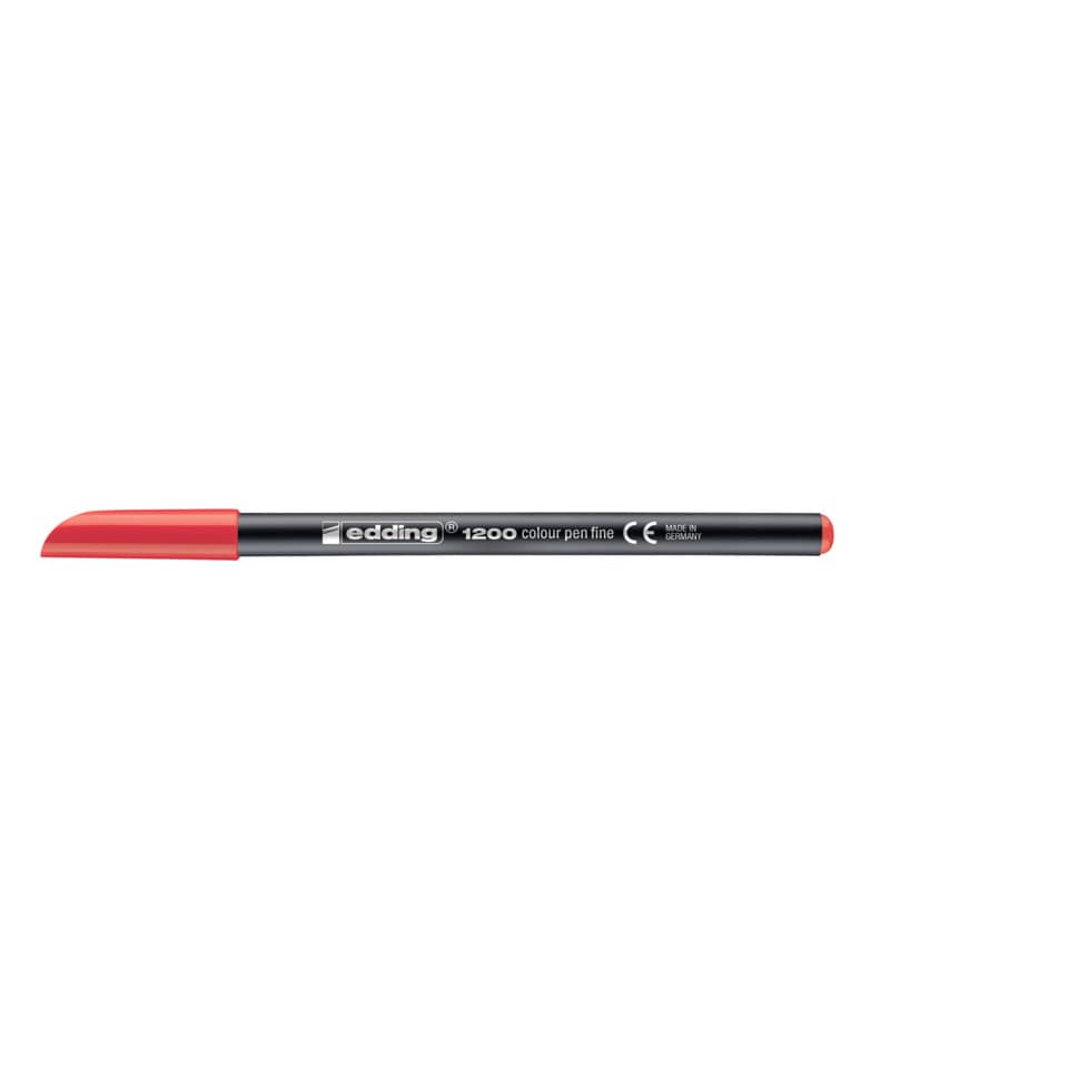 Faserschreiber 1200, 1mm, Rundspitze, rot EDDING 41200002 EDDING 1200-2