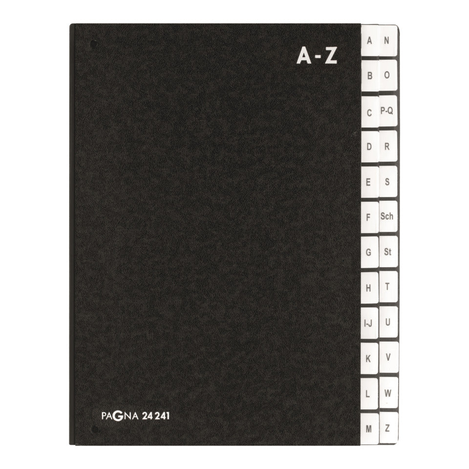 Pultordner Classic 24 Fächer A-Z schwarz PAGNA 24241-04