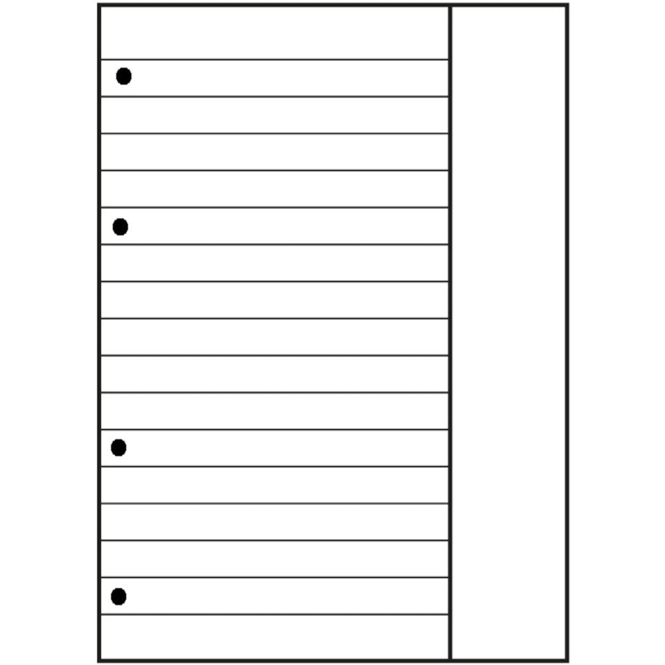 Ringbucheinlagen Optik Paper®, A4, Lin.25, liniert, 50 Blatt OXFORD 400131468 OXFORD 400131468 blau