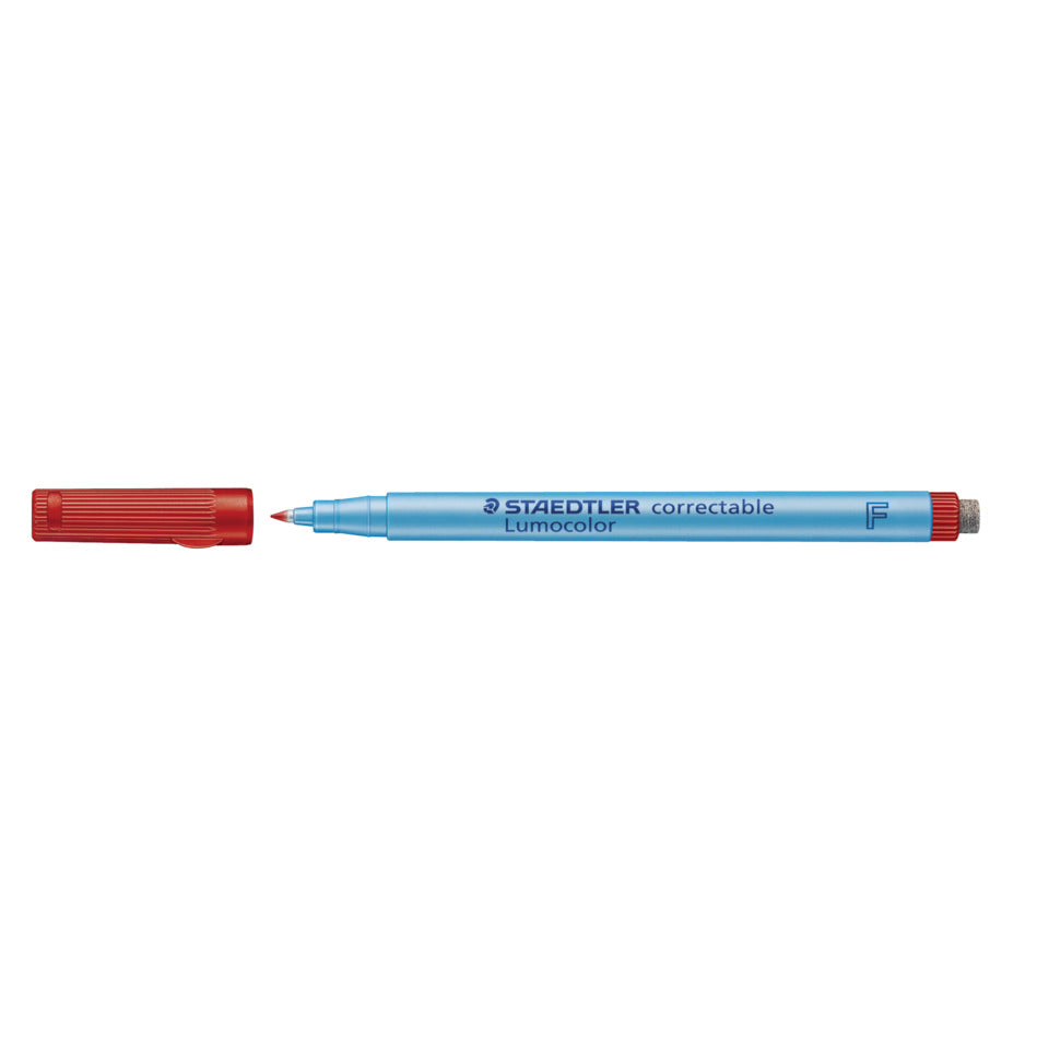 Folienstift Lumocolor® correctable, 0,6 mm, rot STAEDTLER 305 F-2 STAEDTLER 305 F-2  correctable