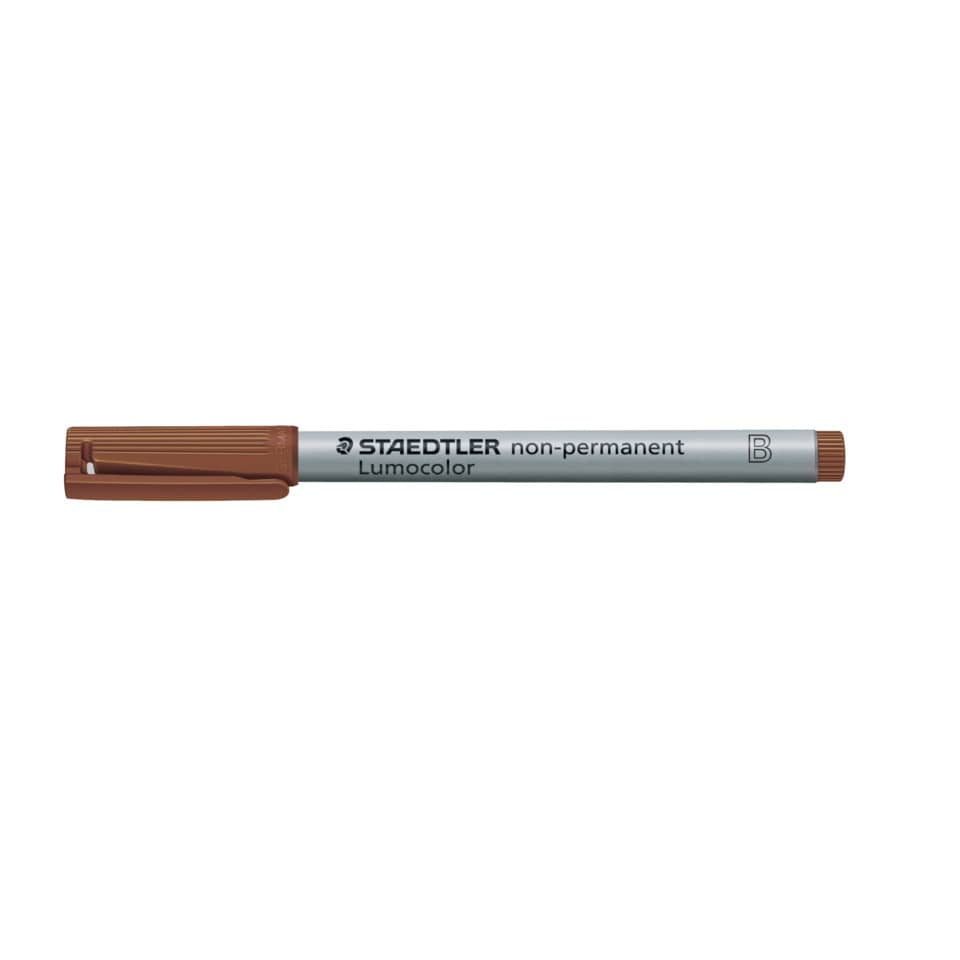 Folienstift Lumocolor® non-permanent, ca. 1.0 mm oder 2.5 mm, braun STAEDTLER 312-7 STAEDTLER 312-7 nonperm.