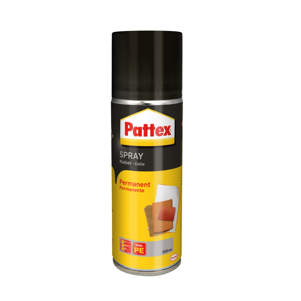 Sprühkleber Power Spray Permanent, FCKW-frei, 200ml, transparent PATTEX 9H PXSP8 PATTEX 9H PXSP8 permanent