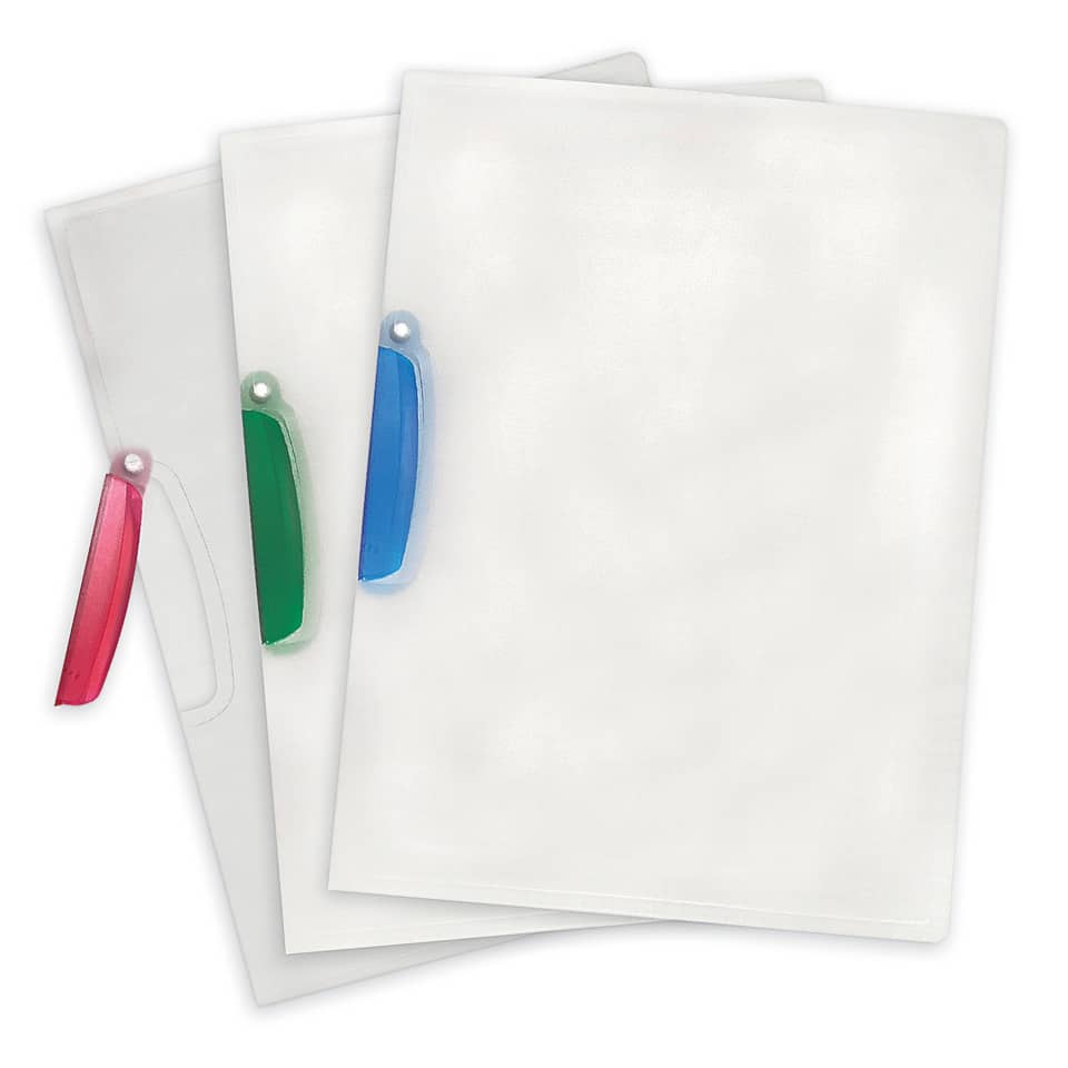Clip-Mappe, A4, 40 Blatt, PP, blau DONAU 8557190-10