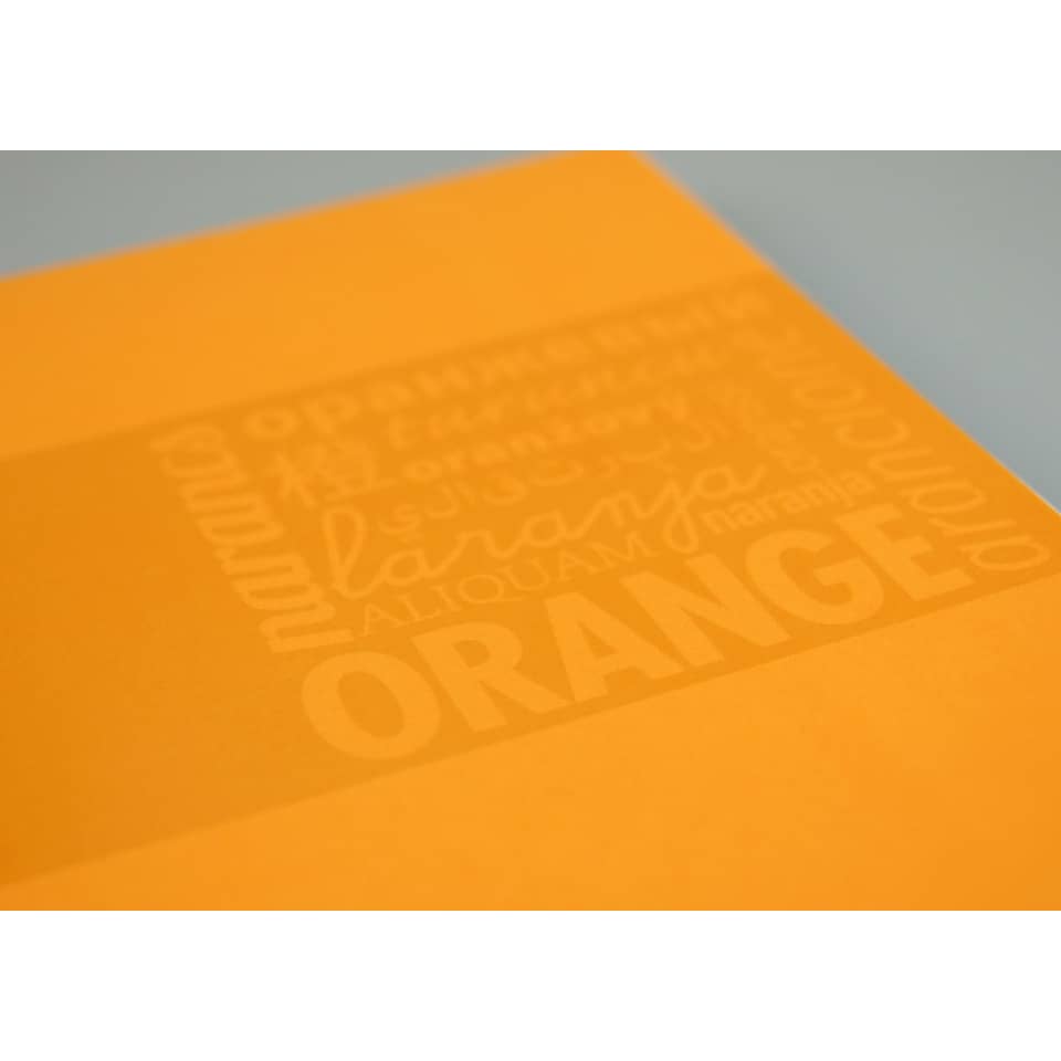 Collegeblock, A4, 90g/m², 80 Blatt, Lin.21, liniert, orange STAUFEN PREMIUM 734451377 STAUFEN PREMIUM 734451377 mit Rand innen