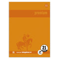 Collegeblock, A4, 90g/m², 80 Blatt, Lin.21, liniert, orange STAUFEN PREMIUM 734451377 STAUFEN PREMIUM 734451377 mit Rand innen