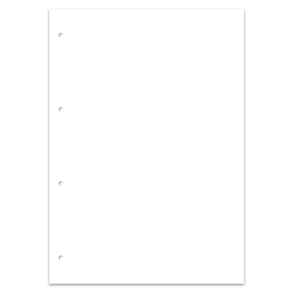 Ringbucheinlage, A4, 90g/m², 50 Blatt, Lin.20, blanko, weiß STAUFEN PREMIUM 734033120 STAUFEN PREMIUM 734033120 4-Loch