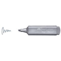 Textmarker Superfluorescent 46, 1-5mm, metallic silber FABER CASTELL 154661