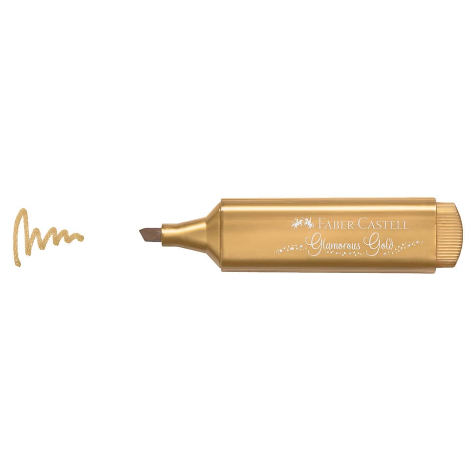 Textmarker Superfluorescent 46, 1-5mm, metallic gold FABER CASTELL 154650 FABER-CASTELL 154650