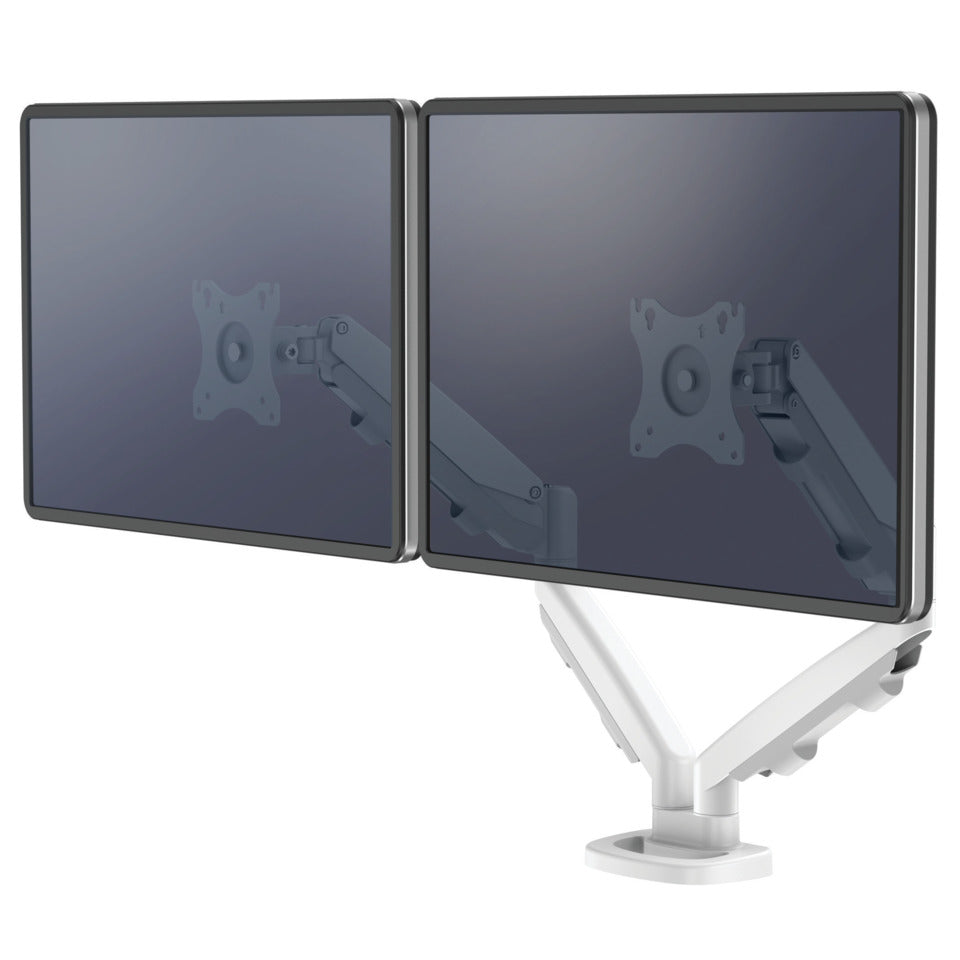 Doppel-Monitorarm Eppa(TM), weiß FELLOWES 9683501 FELLOWES FW9683501 Eppa ESI Series