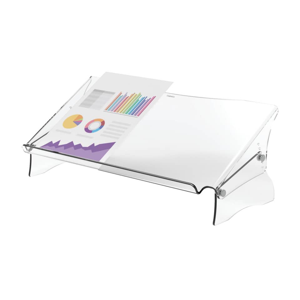 Dokumentenhalter Clarity(TM) Series, höhenverstellbar, transparent FELLOWES 9731301 FELLOWES 9731301 Clarity Series