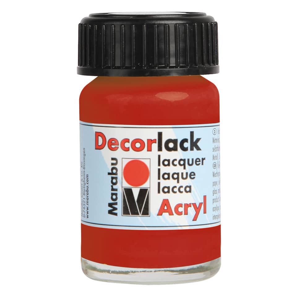 Decorlack Acryl, 15ml, kirschrot MARABU 11300 039 031 MARABU 1130 39 031 15ml