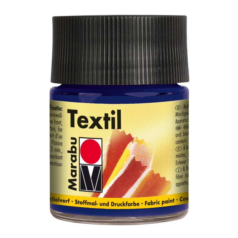 Textilfarbe, 50ml, dunkelblau MARABU 17160 005 053 MARABU 1716 05 053  50ml