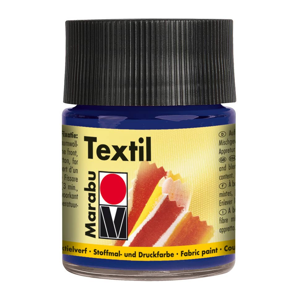 Textilfarbe, 50ml, mittelblau MARABU 17160 005 052 MARABU 1716 05 052  50ml