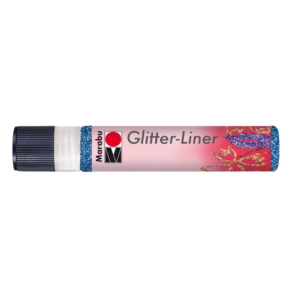Glitter Liner, 25ml, saphir MARABU 18030 009 594