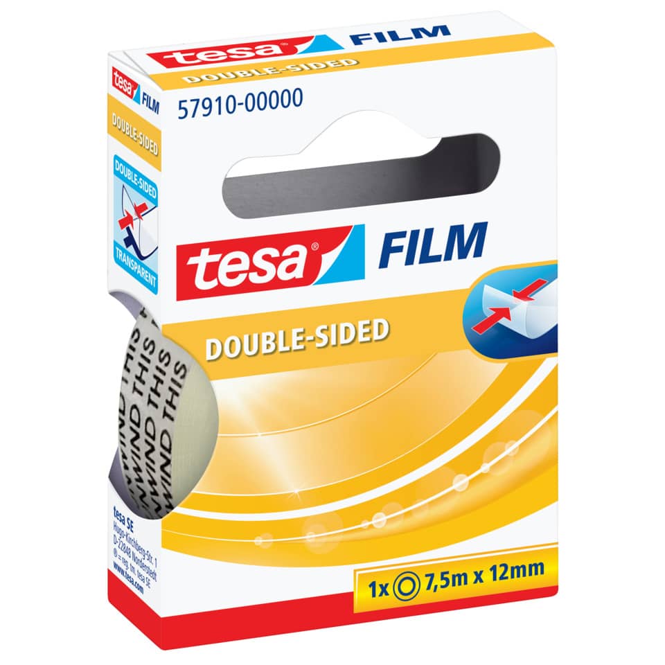 Klebefilm tesafilm® doppelseitig, 7,5mx12mm TESA 57910-00000-02 TESA 57910-00000-02 doppelseitig kl