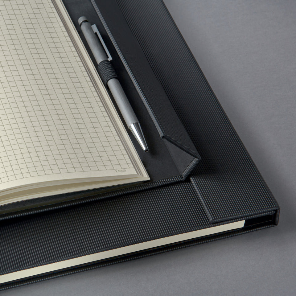 Notizbuch Conceptum, A5, Magnetverschluss, Hardcover, kariert, schwarz SIGEL CO161 SIGEL CO161 Conceptum Hardcov.