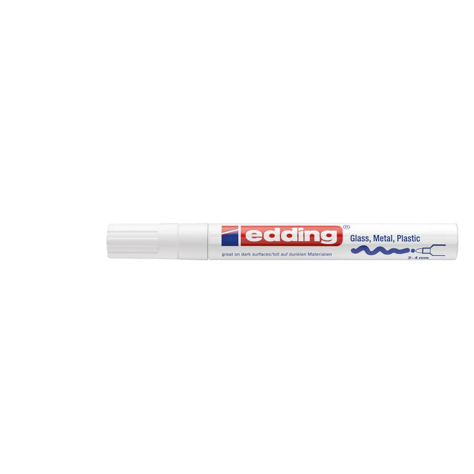 Glanzlackmarker 750, 2-4mm, Rundspitze, weiß EDDING 750CR-049 EDDING 750-9-049  750CR-049