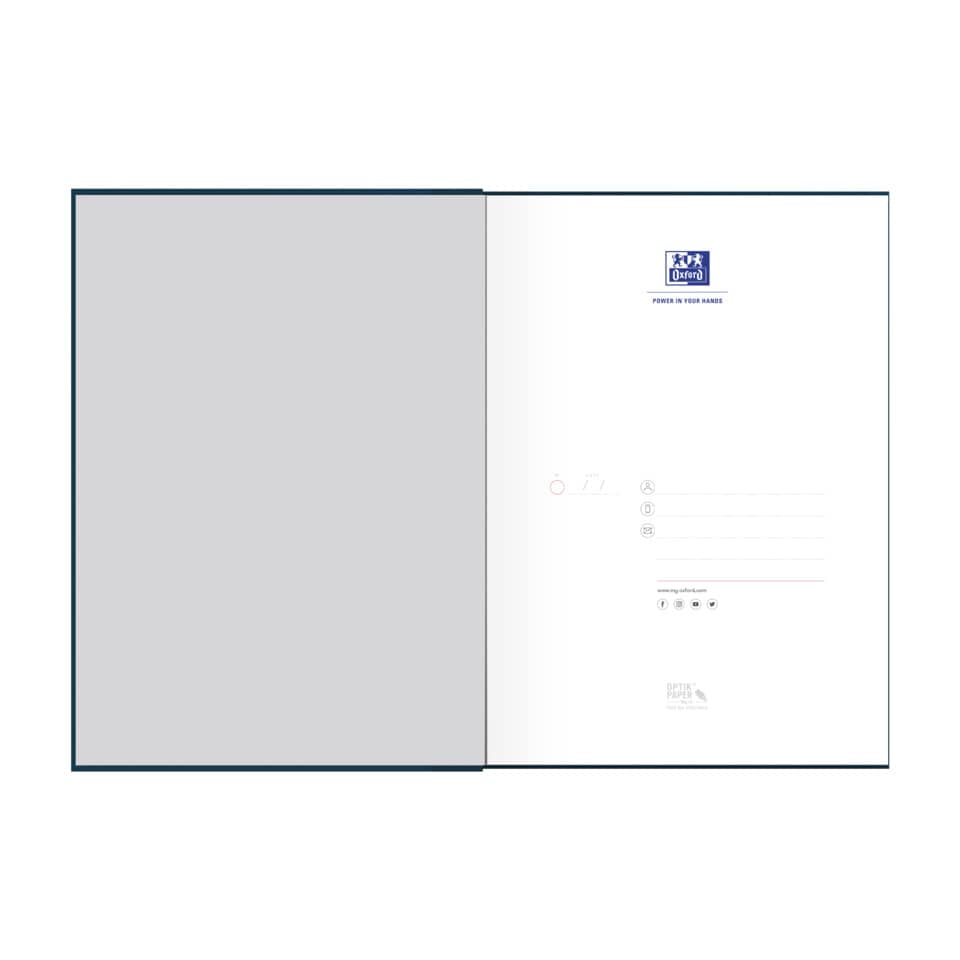Notizbuch Office Essentials, A4, 96 Blatt, liniert, schwarz OXFORD 100105183 OXFORD 100105183 ECF Office