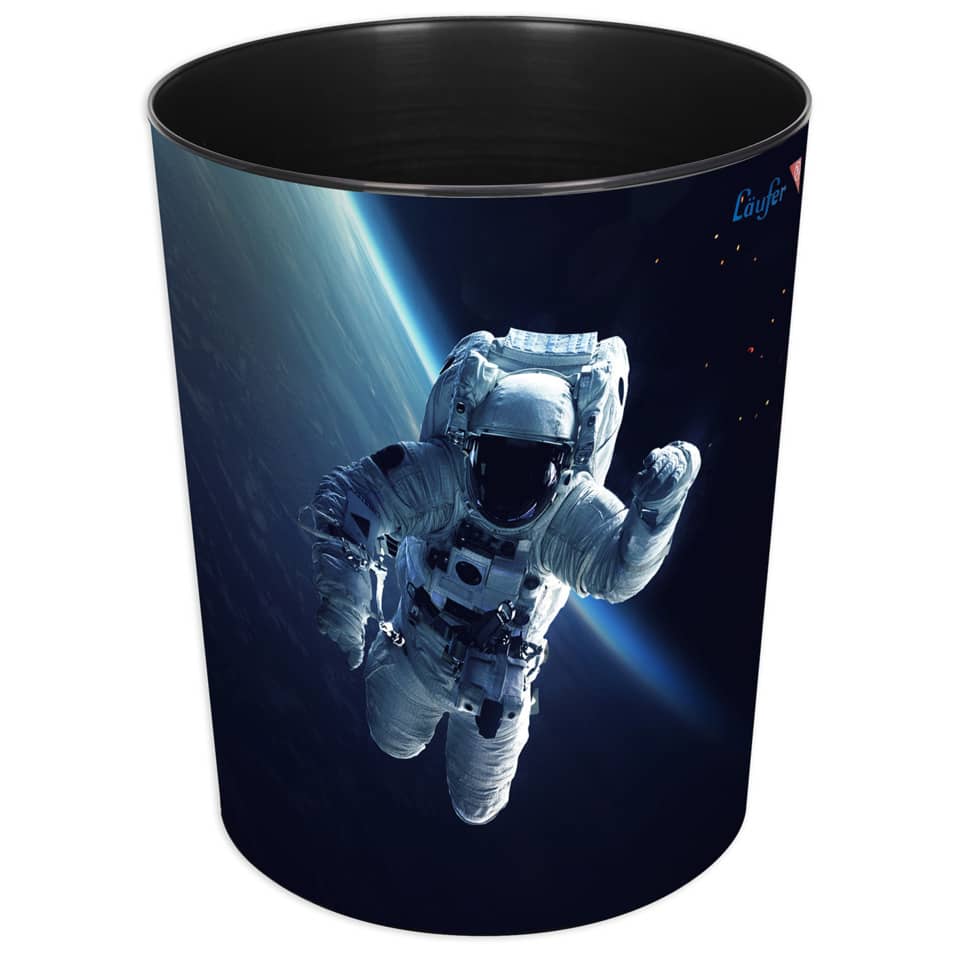 Papierkorb Astronaut, 13L, Ø 30cm, rund LÄUFER 26669 LÄUFER 26669 Astronaut