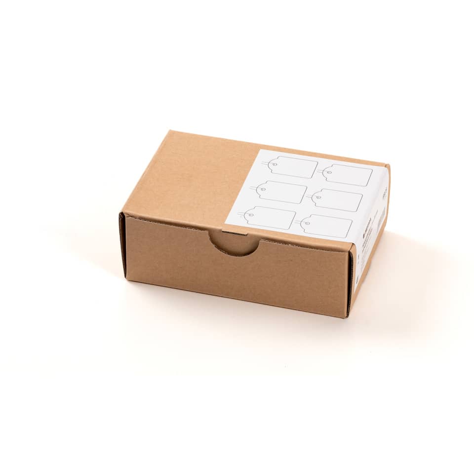 Hängeetiketten mit weißem Faden, 25x38mm, 1000 Stück HERMA 6925 HERMA 6925 m. weißem Faden 1000 Stück