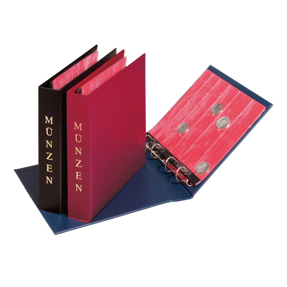 Münzalbum, 24 x 25cm, Kunstleder, weinrot PAGNA 30220-31 PAGNA 3022031 24x25cm