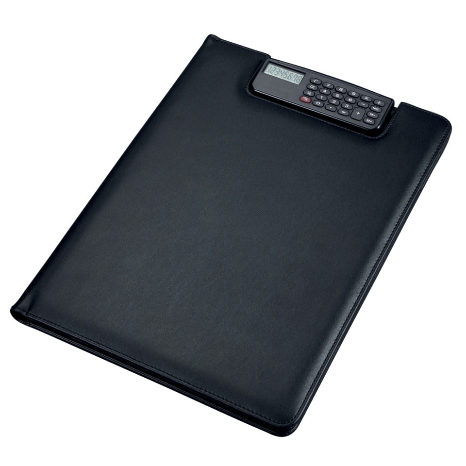 Schreibmappe A4 BRESCIA, 25 x 33 x 2 cm, Lederimitat, schwarz ALASSIO 31500 ALASSIO 31500 Brescia Lederim.