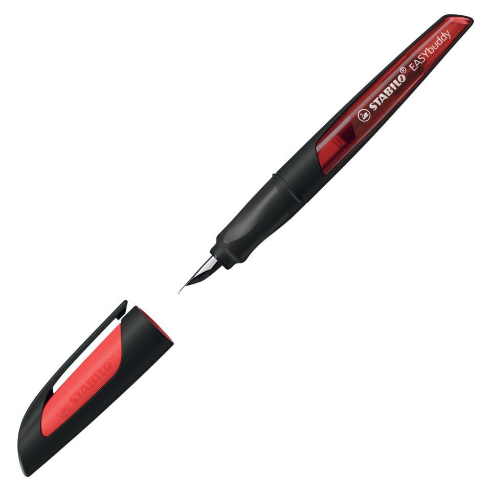 Füllfederhalter EASYbuddy® M, schwarz/koralle STABILO 5031/8-41
