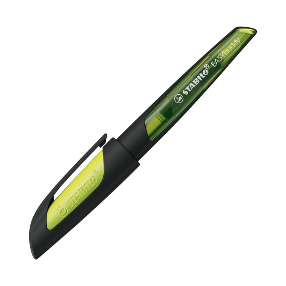 Füllfederhalter EASYbuddy®, Linkshänder, schwarz/limette STABILO 5033/1-41