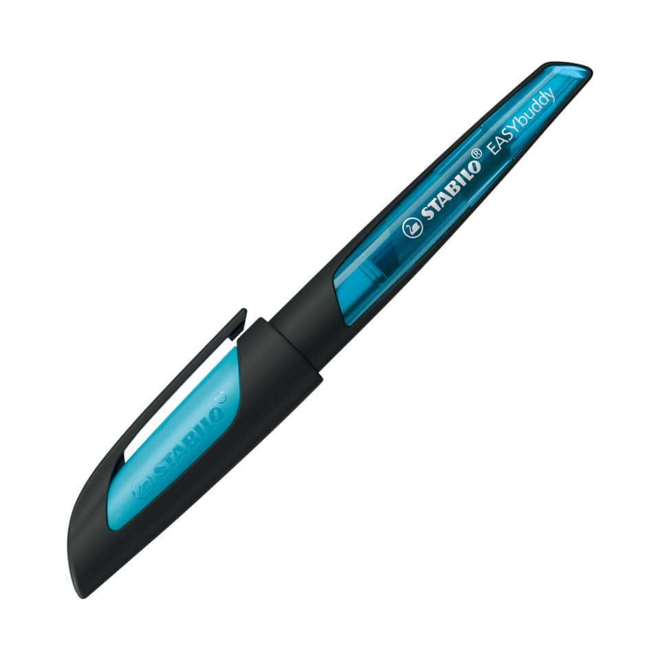 Füllfederhalter EASYbuddy® A, schwarz/hellblau STABILO 5032/4-41