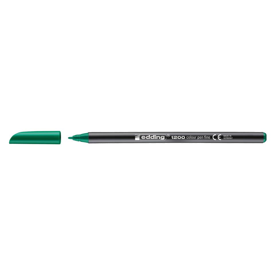 Faserschreiber 1200, 1mm, Rundspitze, grün EDDING 41200004 EDDING 1200-4