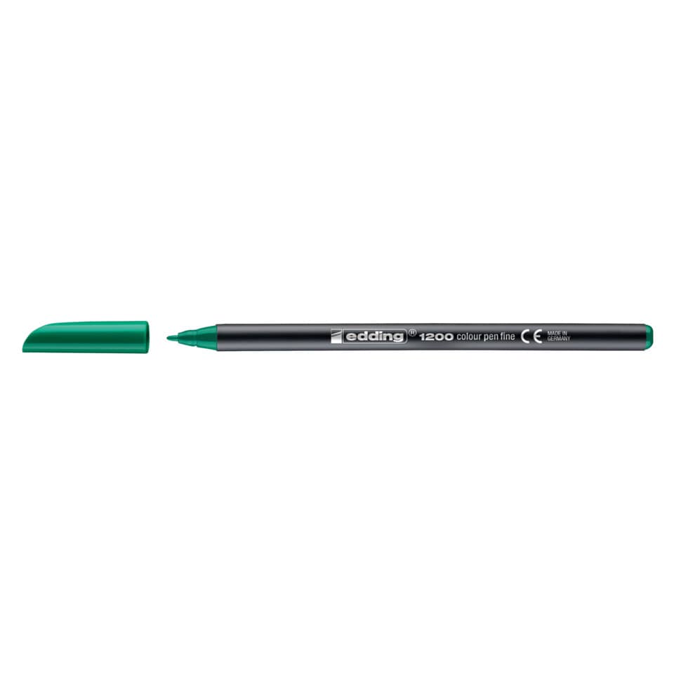 Faserschreiber 1200, 1mm, Rundspitze, grün EDDING 41200004 EDDING 1200-4