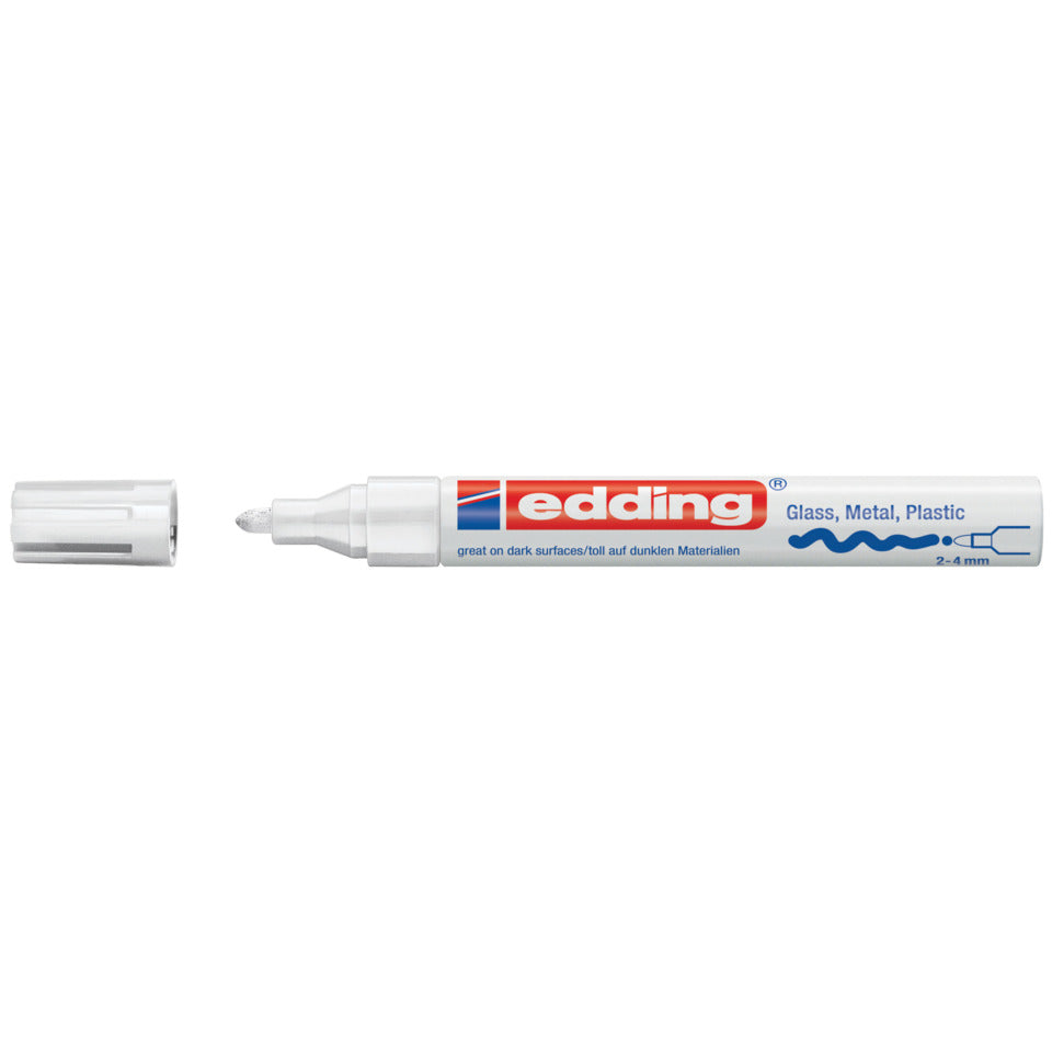 Lackmarker 750, 2-4mm, Rundspitze, weiß EDDING 4-750049 EDDING 4-750049  Rundspitze