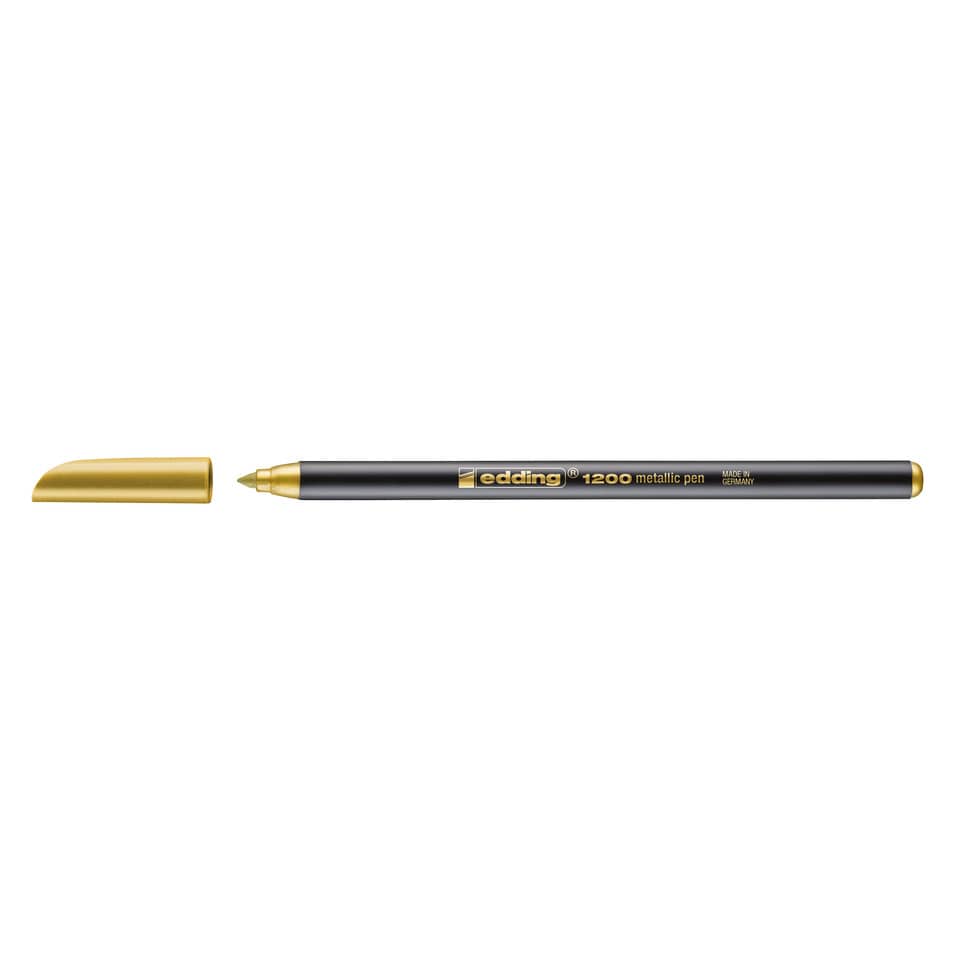 Faserschreiber 1200, 1-3mm, Rundspitze, gold-metallic EDDING 41200053 EDDING 4-1200053