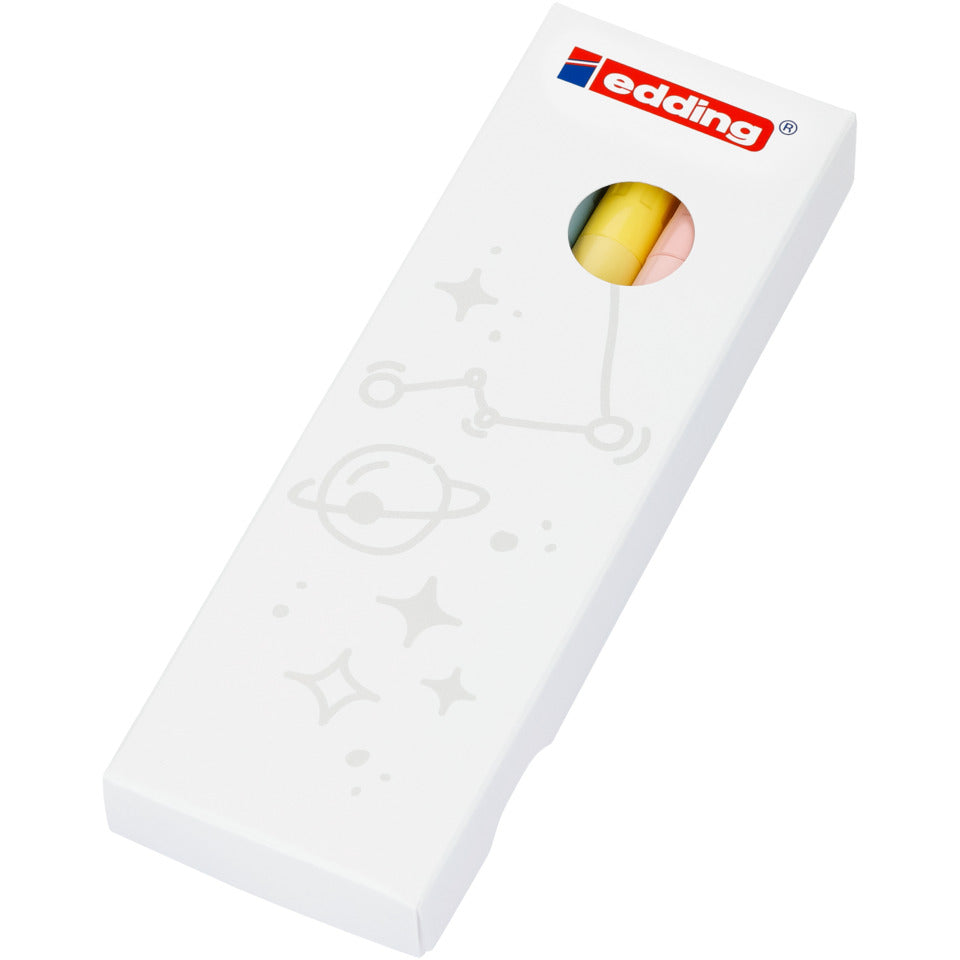 Glanzlackmarker 751, 1-2mm, Rundspitze, 3 Stück, pastell sortiert EDDING 751-3-099 EDDING 751-3-099 sortiert