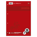 Ringbucheinlage, A4, 90g/m², 50 Blatt, Lin.26, kariert mit Rand, weiß STAUFEN PREMIUM 734033126 STAUFEN PREMIUM 734033126 4-Loch
