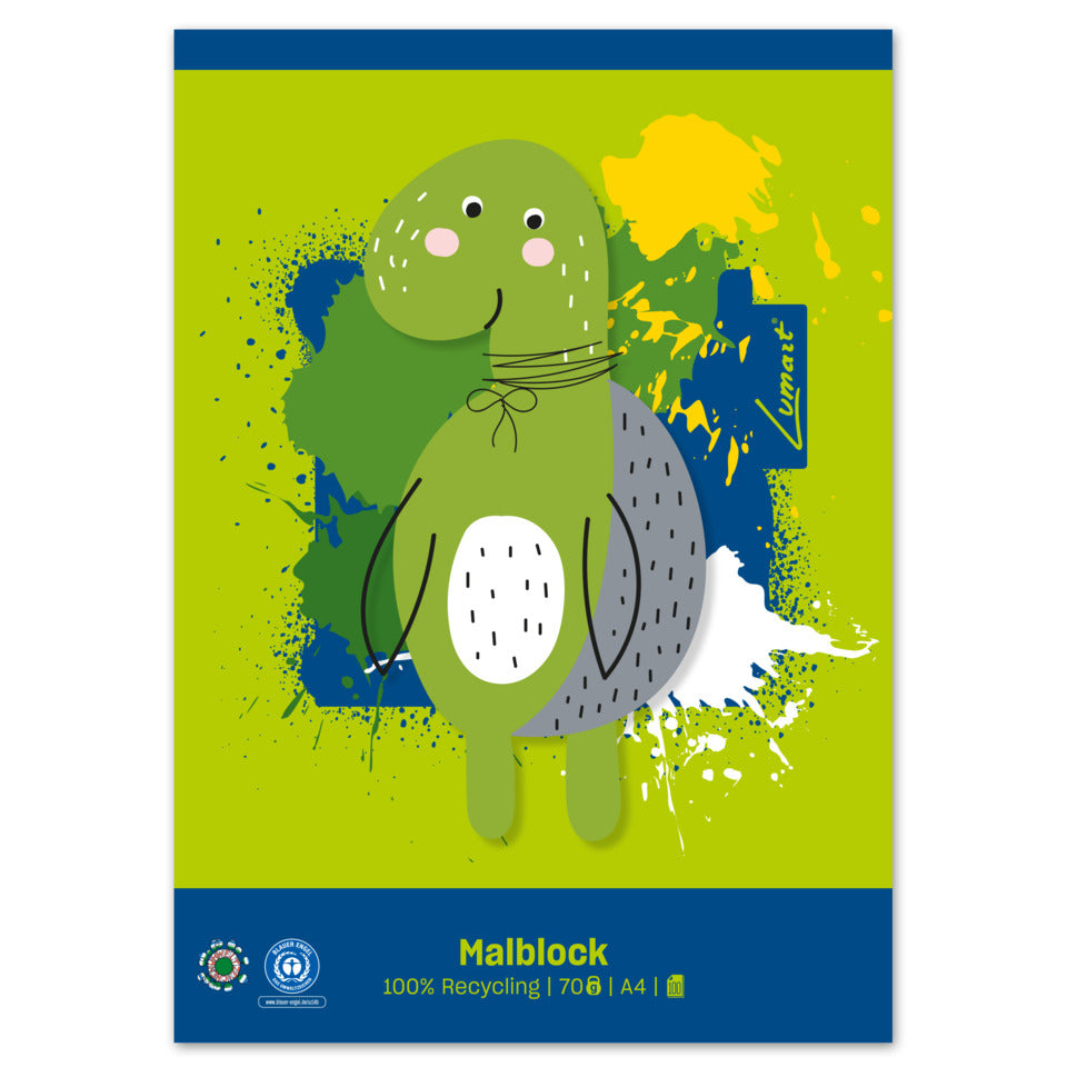Malblock Recyclingpapier, A4, 100 Blatt, sortiert EDITION DÜRER 040799000