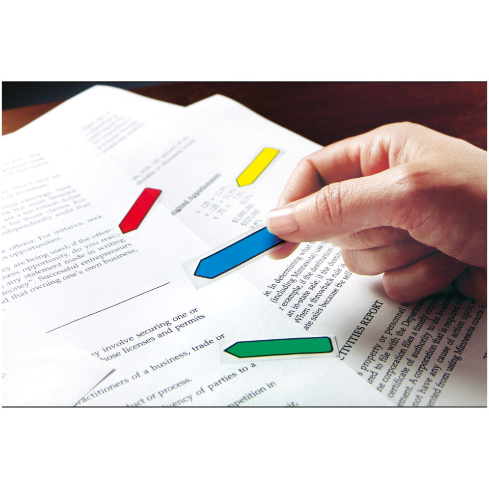 Haftstreifen Index Pfeil, 12x43mm, 4x24 Stück, neon sortiert POST-IT 684ARR3 POST IT 684ARR3 4x24 ST