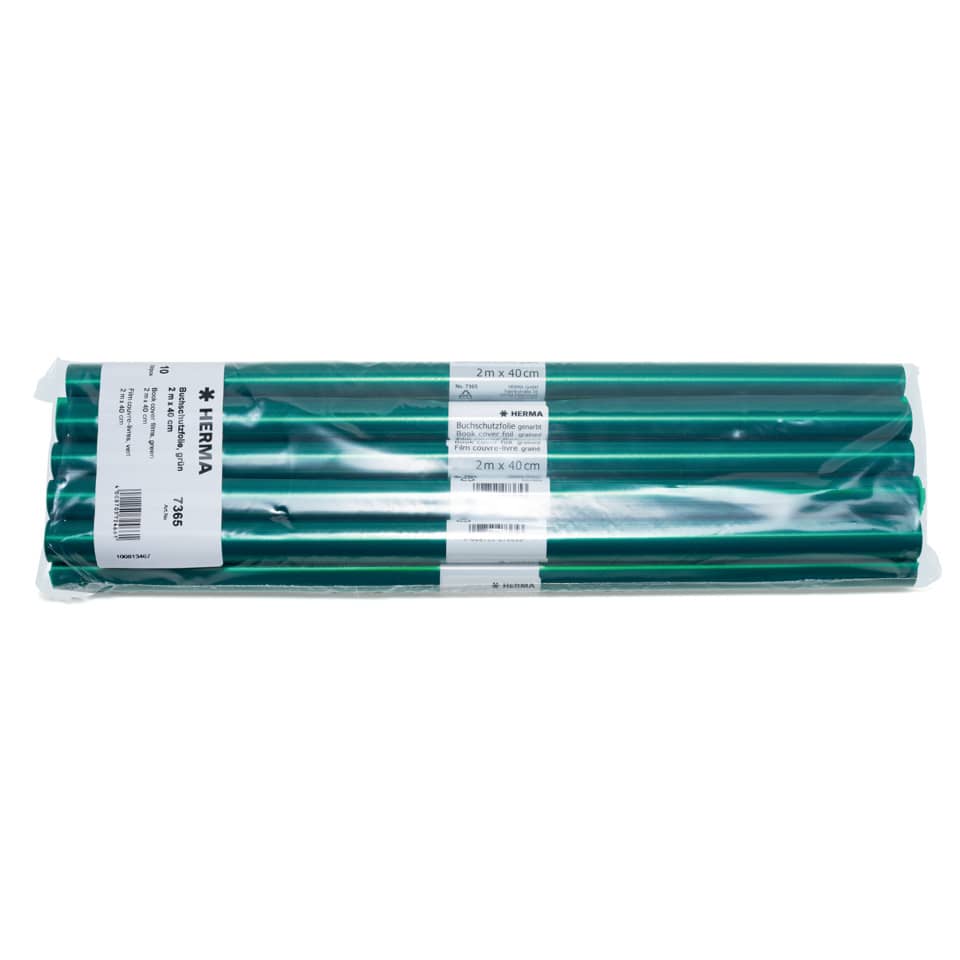 Buchschutzfolie, 2 m x 40 cm, grün HERMA 7365 HERMA 7365 Buchschutzfolie