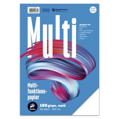 Multifunktionspapier 7X PLUS - A4, 160 g/qm, weiß, 35 Blatt