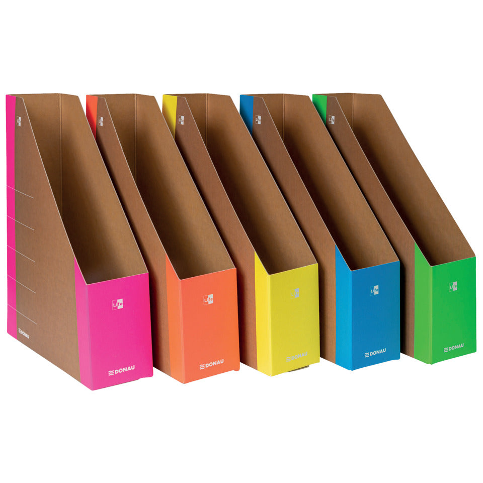 Stehsammler Life, A4, 8cm, Karton, neonpink DONAU 3550001FSC-30 DONAU 3550001FSC-30 Life