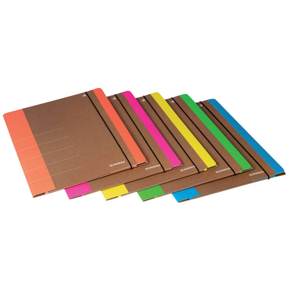 Gummizugmappe Life, A4, Karton, neonorange DONAU 2060001FSC-12 DONAU 2060001FSC-12 Life