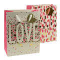 Geschenktragetasche Liebe, 23x18x10cm, sortiert PBS 45275 45275 23x18x10cm