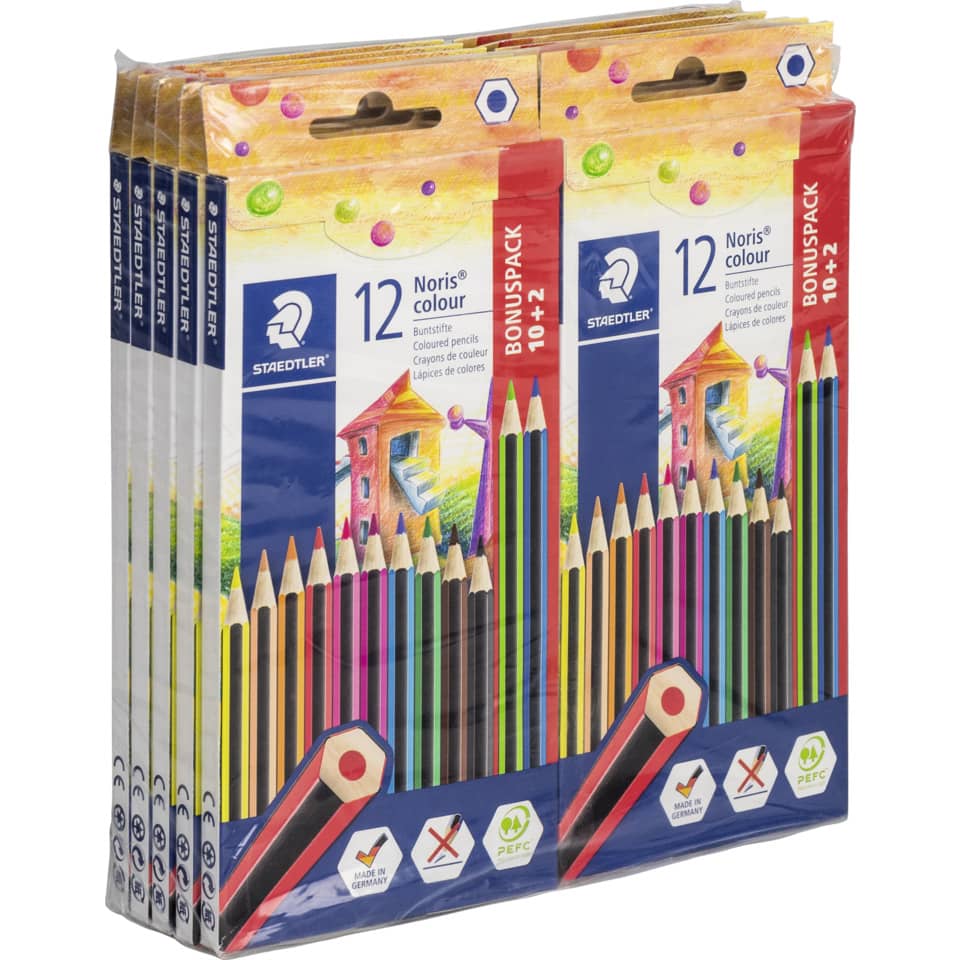 Farbstiftetui Noris® colour, 3mm, 12 Stück STAEDTLER 185 C12P STAEDTLER 185 C12P Bonuspack