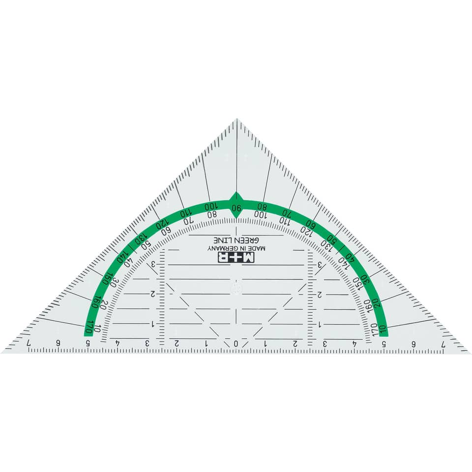 Geometriedreieck Green Line   transparent M+R 723170810 M+R 723170810 transparent
